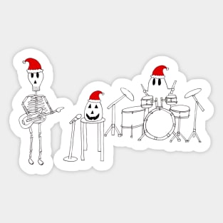 Spooky Band: Christmas Edition Sticker